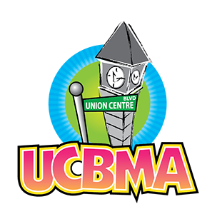 UCBMA logo — the Union Centre clock tower