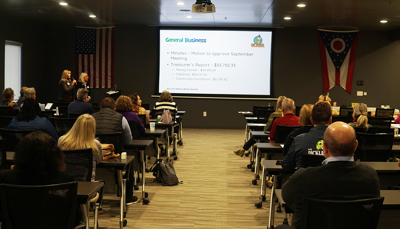 Members at a UCBMA monthly meeting